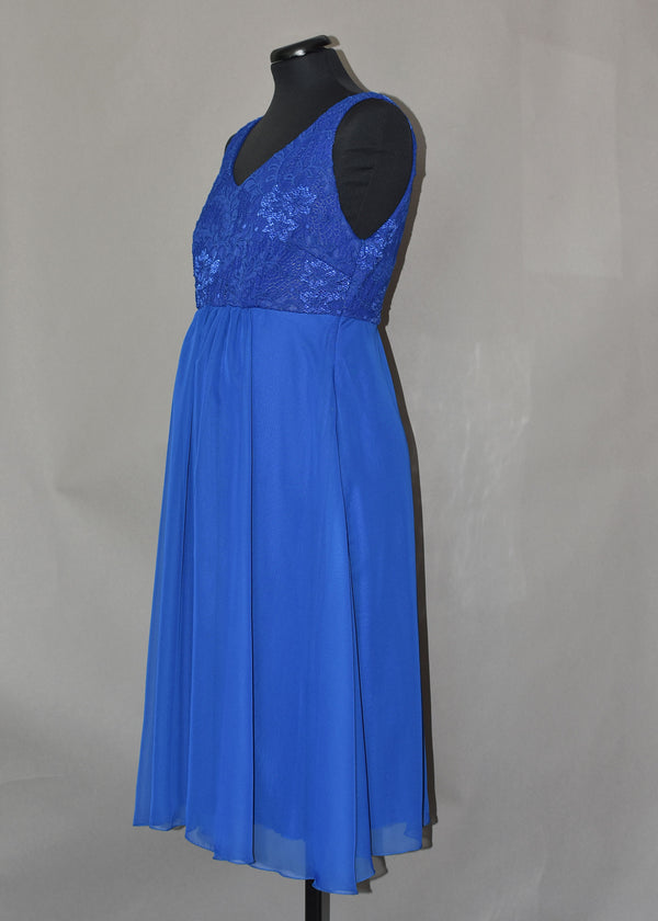 Umstands-Kleid Vivien Blau