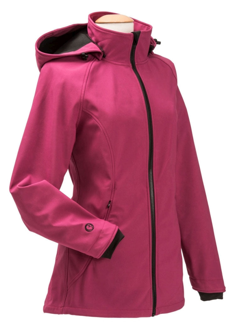 Umstands-/Tragejacke Softshell 3in1 brombeere