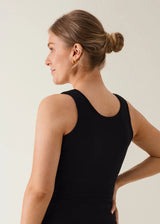 Still-Tanktop schwarz