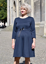 Umstands-Kleid Attesa Dunkelblau