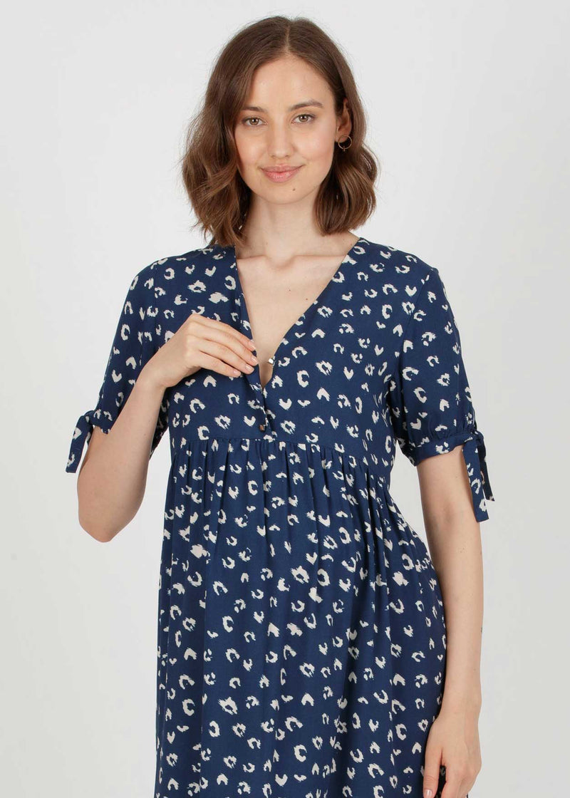 Umstands-Kleid Chloe Blau