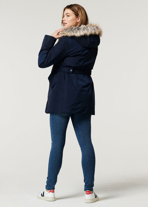 Umstands-/Babytragejacke Geneva blau