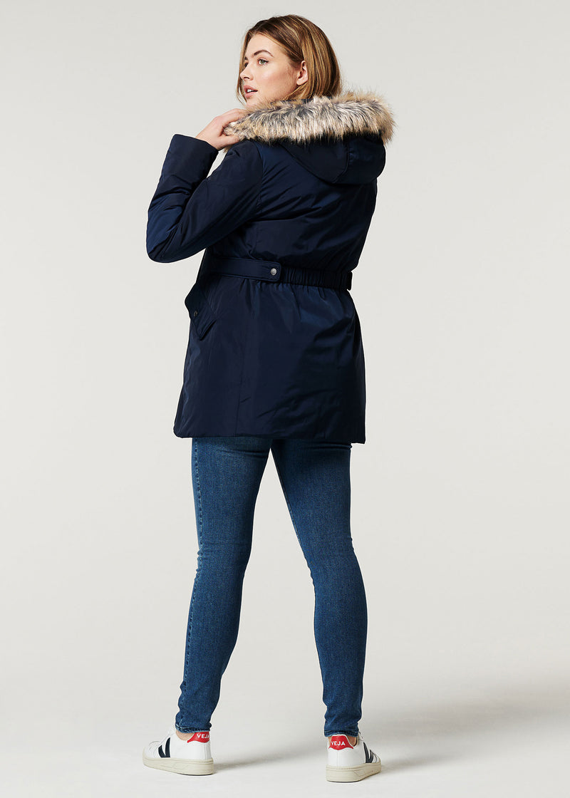 Umstands-/Babytragejacke Geneva blau