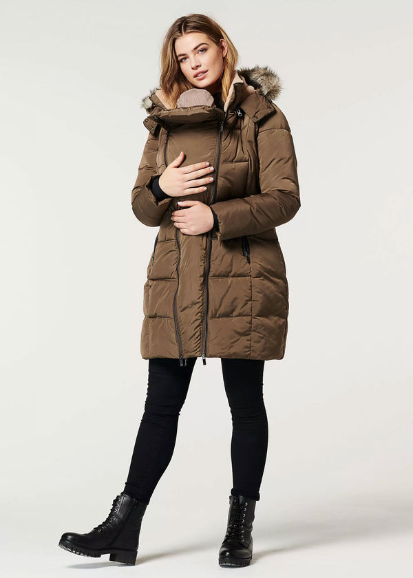 Umstands-/Babytragejacke Anna braun