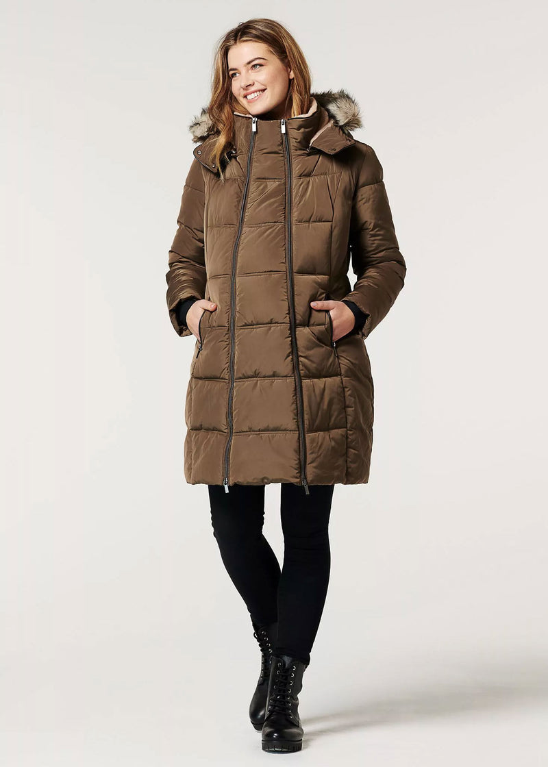 Umstands-/Babytragejacke Anna braun