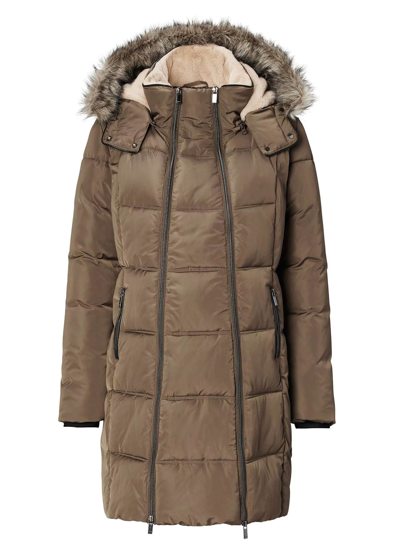 Umstands-/Babytragejacke Anna braun