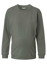 Still- und Schwangerschafts-Pullover mit versteckter Stillfunktion - seitliche Reissverschlüsse