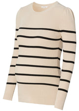 Umstands-Strickpullover Zana gestreift