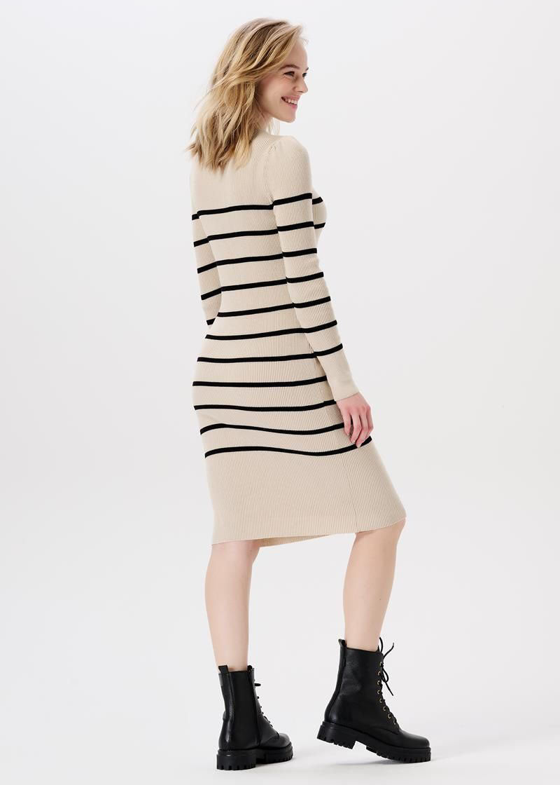 Umstands-Strickkleid Vena Beige