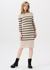Umstands-Strickkleid Vena Beige