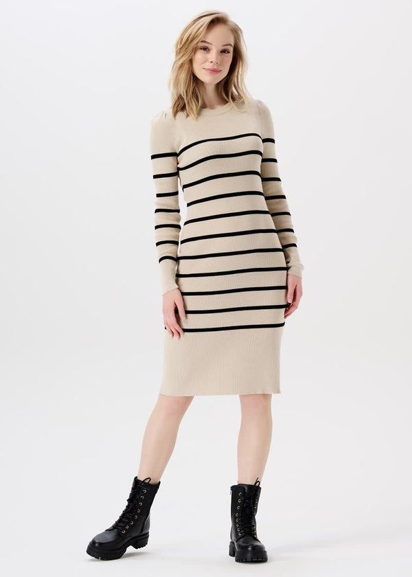 Umstands-Strickkleid Vena Beige