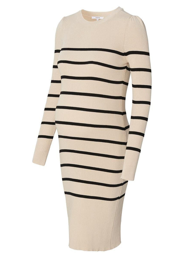 Umstands-Strickkleid Vena Beige
