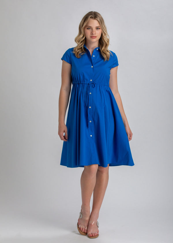Umstands-Kleid VIOLA blau