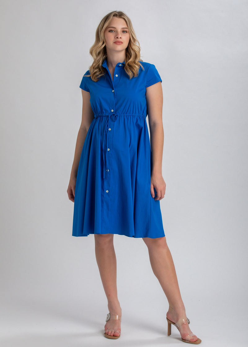 Umstands-Kleid VIOLA blau