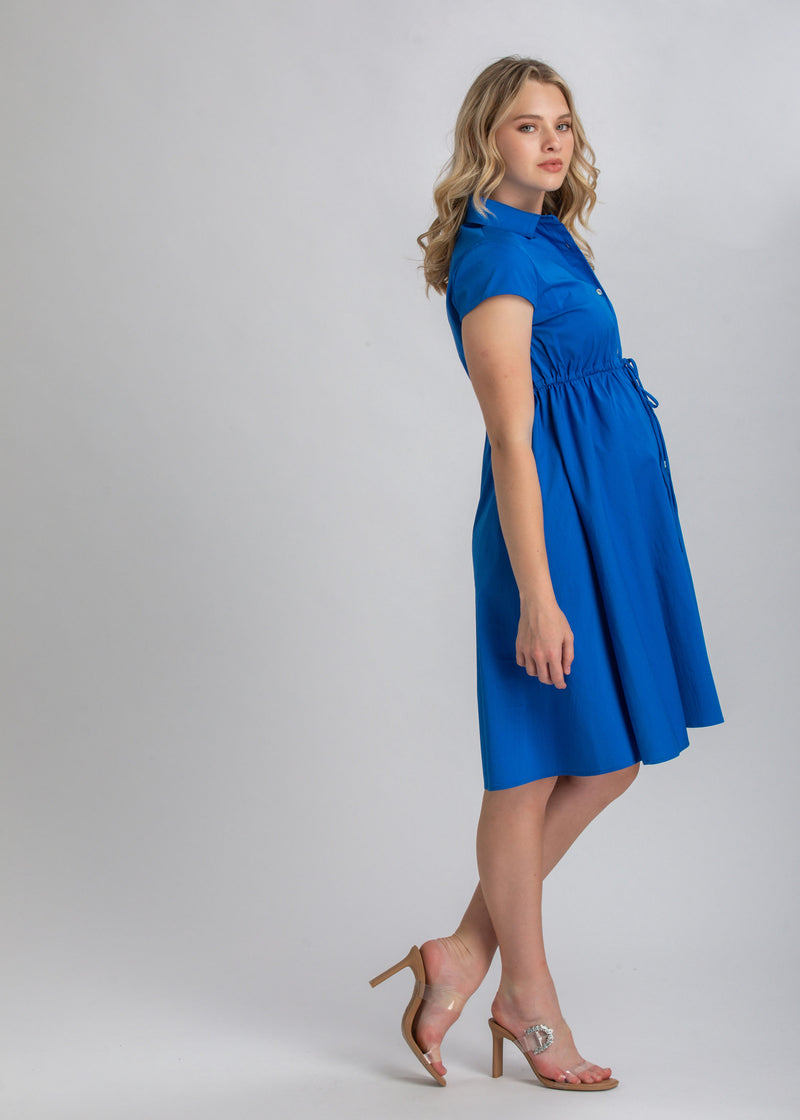 Umstands-Kleid VIOLA blau