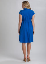 Umstands-Kleid VIOLA blau