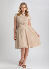 Umstands-Kleid VIOLA beige