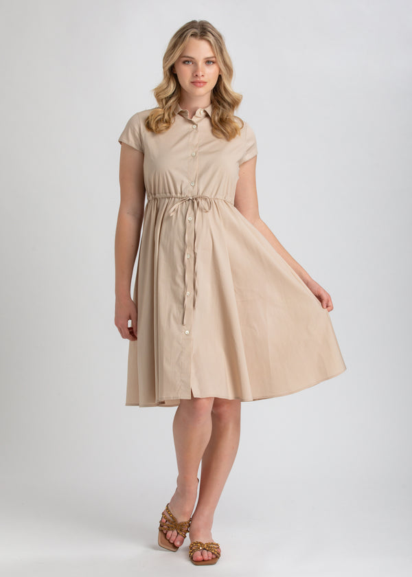 Umstands-Kleid VIOLA beige