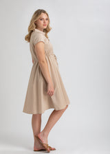 Umstands-Kleid VIOLA beige