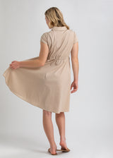 Umstands-Kleid VIOLA beige