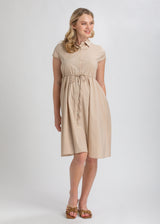 Umstands-Kleid VIOLA beige