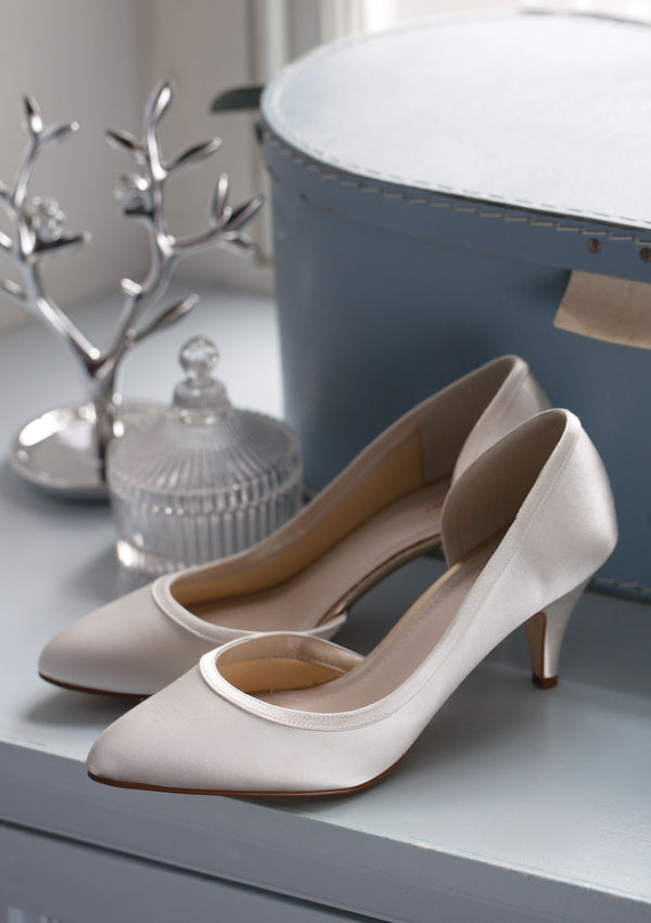 Elegante Satin-Brautschuhe Abbie für die Hochzeit