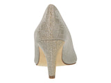 Brautschuhe gold-metallic schimmernd mit 6.5cm Absatz