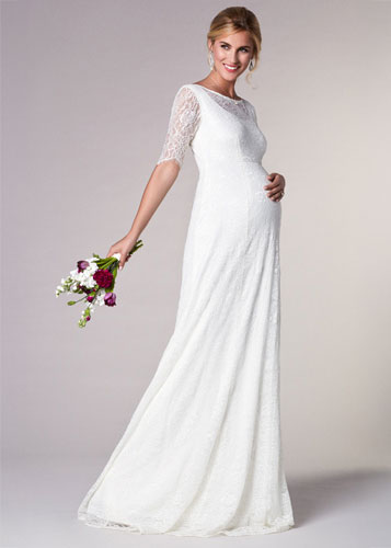 Umstands-Hochzeitskleid Evie