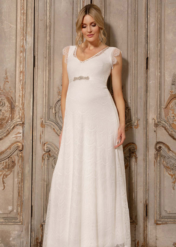 Umstands-Hochzeitskleid KRISTIN lang
