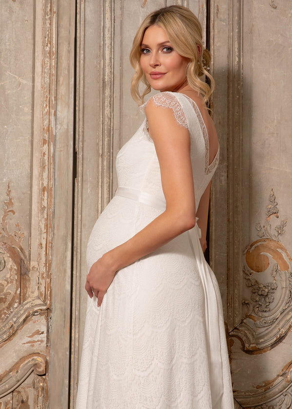 Umstands-Hochzeitskleid KRISTIN lang