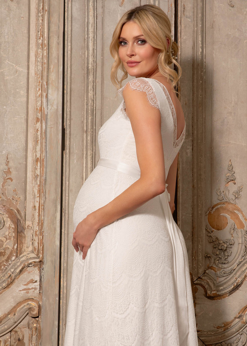 Umstands-Hochzeitskleid KRISTIN lang