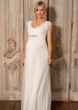 Umstands-Hochzeitskleid KRISTIN lang