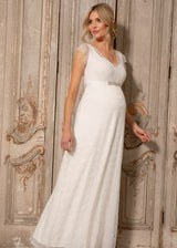 Umstands-Hochzeitskleid KRISTIN lang
