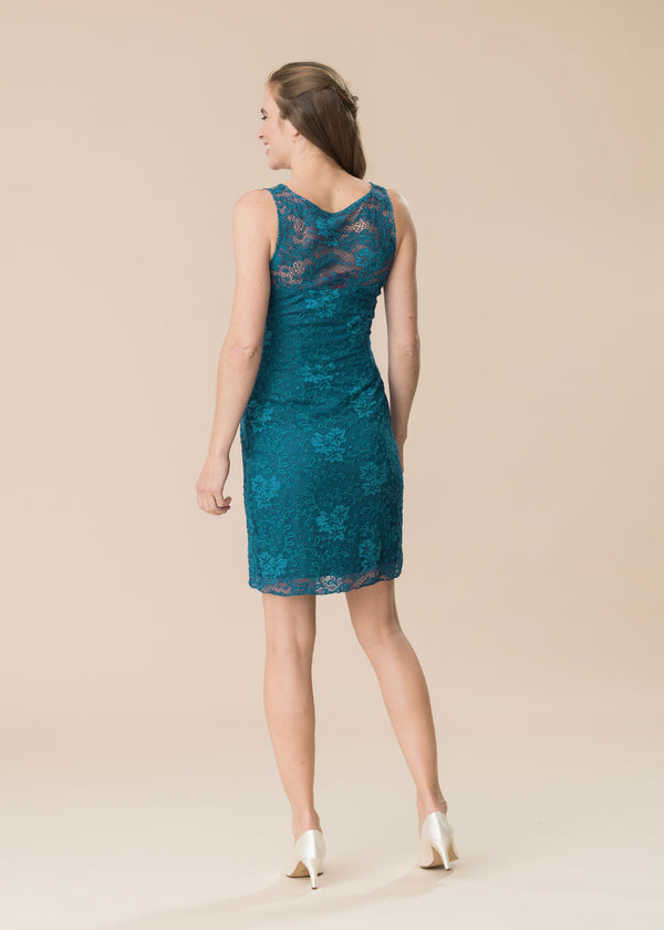 Festliches Umstands-Kleid: Luise petrol