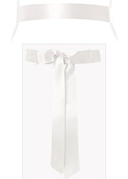 Satinband Faux-Silk lang