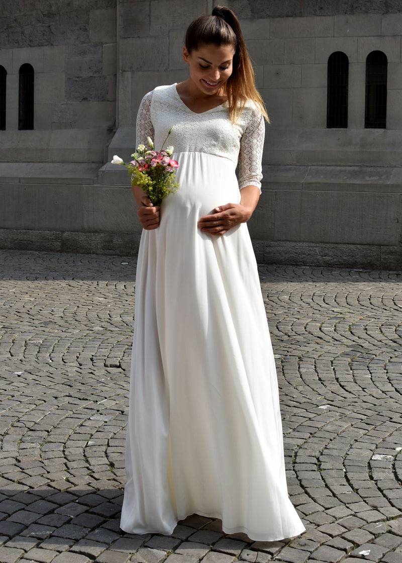 Schwangerschafts-Hochzeitskleid *Victoria*