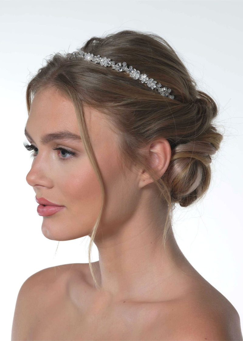 Diadem silberfarben
