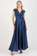 Festliches Umstandskleid Lucrezia navy