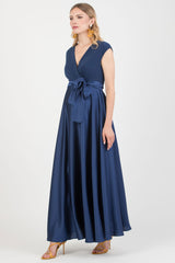 Festliches Umstandskleid Lucrezia navy