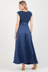 Festliches Umstandskleid Lucrezia navy