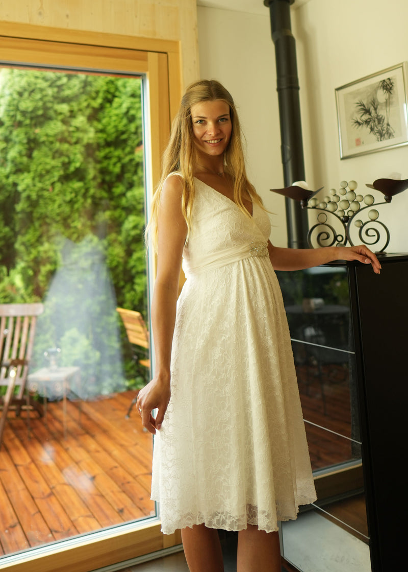 Umstands-Hochzeitskleid Sarina