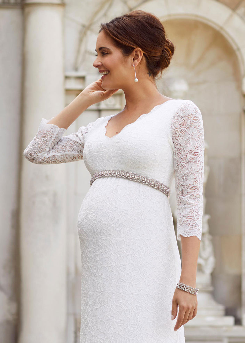 Umstands-Hochzeitskleid CHLOE lang