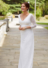 Umstands-Hochzeitskleid CHLOE lang