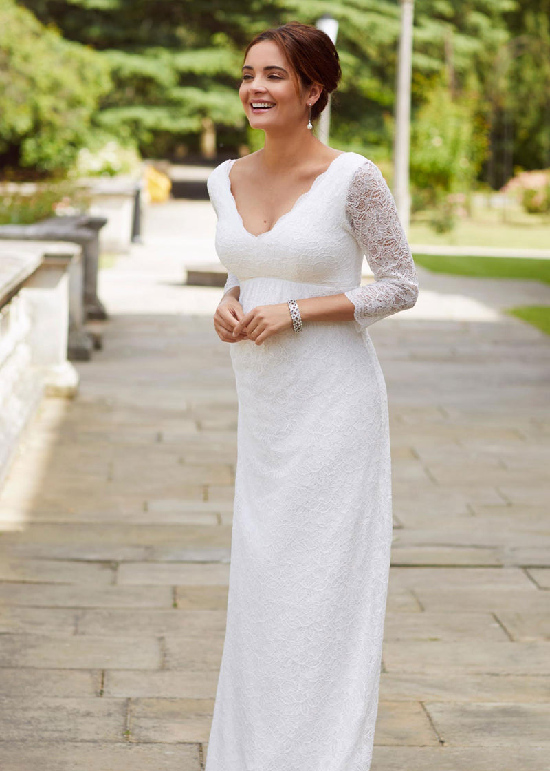 Umstands-Hochzeitskleid CHLOE lang