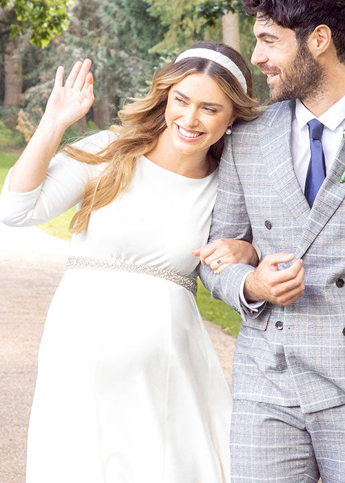Umstands-Hochzeitskleid von Tiffany Rose