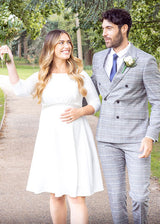 Umstands-Hochzeitskleid von Tiffany Rose