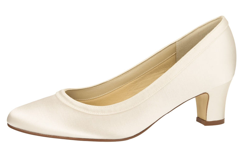 Brautschuhe aus Satin mit 5cm Absatz
