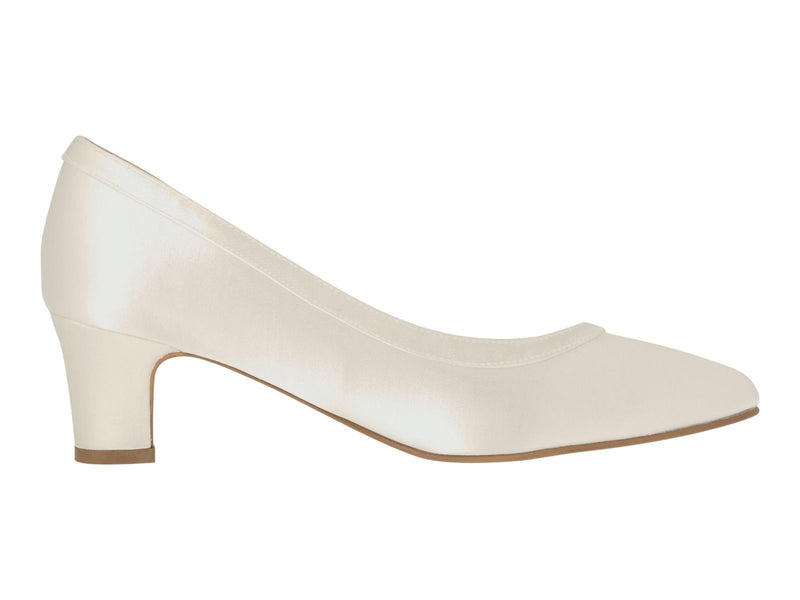 Brautschuhe aus Satin mit 5cm Absatz