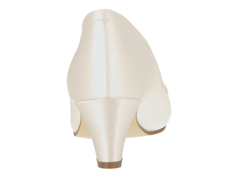 Brautschuhe aus Satin mit 5cm Absatz