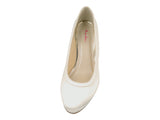 Brautschuhe aus Satin mit 5cm Absatz